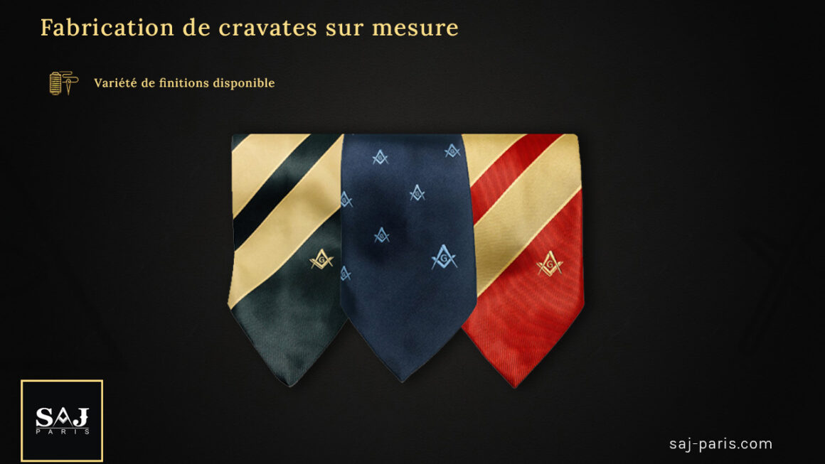 Fabrication de Cravates Personnalisées dans la Franc-Maçonnerie : L’Élégance au Service de l’Identité Maçonnique